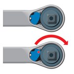 Трещотка с механизмом переключения 1/2" 270 мм GEDORE 1436686