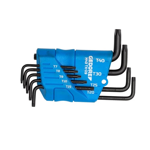 Набор ключей торцовых двусторонних изогнутых TORX T7-T40 GEDORE 1531417 ― GEDORE