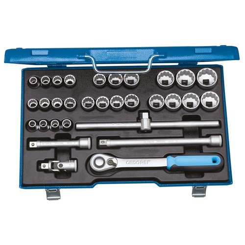 Набор торцевых головок с аксессуарами 1/2" 31 предметов GEDORE 2546043 ― GEDORE