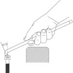 Удлиненный 6-гранник с шариковым окончанием с обеих сторон 8 мм GEDORE 2797151