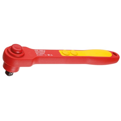 VDE-трещотка с переключающимся рычажком 1/2" GEDORE 6123910 ― GEDORE