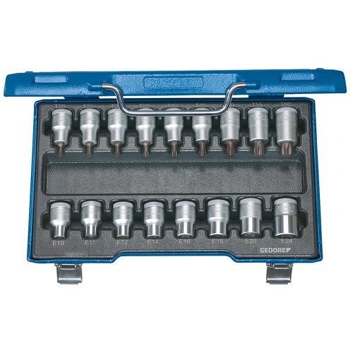 Набор торцевых головок с отверточными вставками 1/2" TORX GEDORE 6129520 ― GEDORE