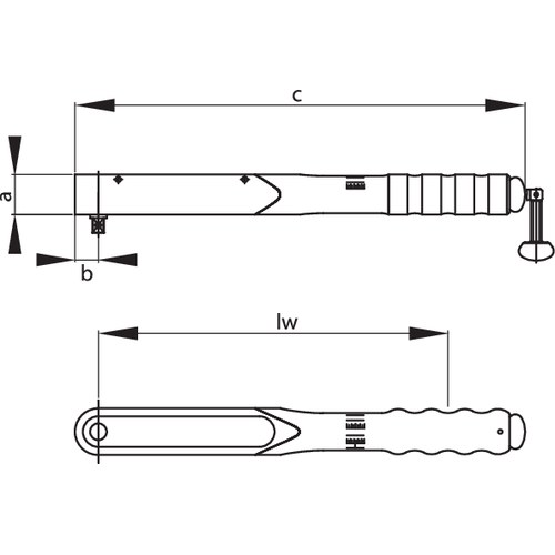 Ключ динамометрический DREMOMETER AM 1/4" 6-30 Нм в чемоданчике GEDORE 7674090 ― GEDORE