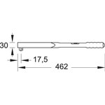 Ключ динамометрический DREMOMETER B 1/2" 20-120 Нм GEDORE 7683320