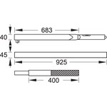 Ключ динамометрический DREMOMETER E 1" 750-2000 Нм GEDORE 7695250